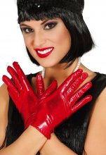 red gloves, short red gloves, κοκκινα γάντια , charleston 