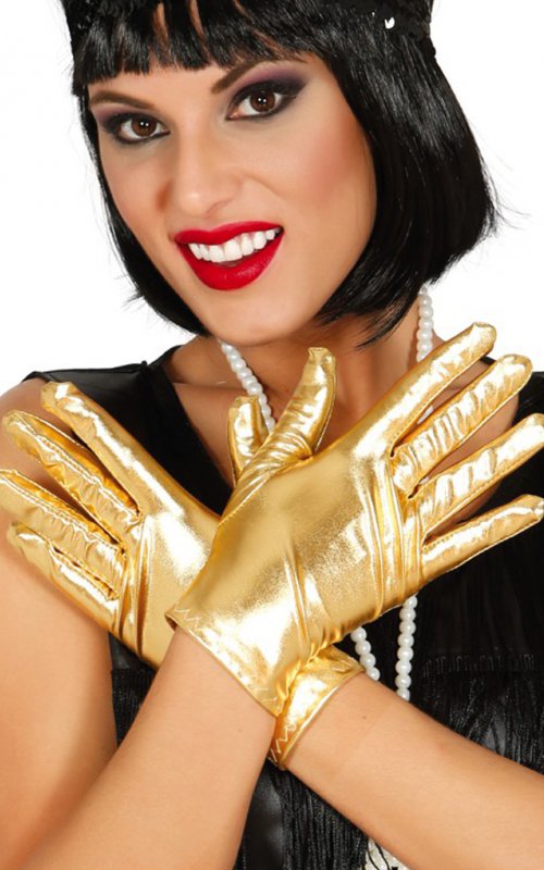 γαντια χρυσά, gold gloves, κοντά γάντια χρυσά, charleston, gold girl, diva gloves, 