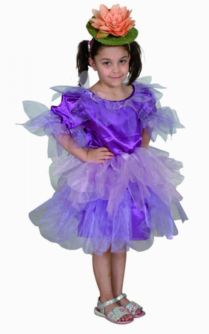 sachin and babi light blue dress WATER LILY COSTUME